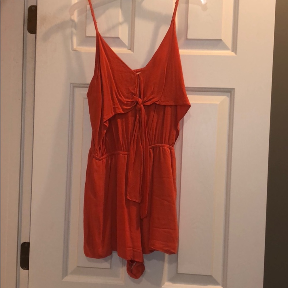 Orange Romper